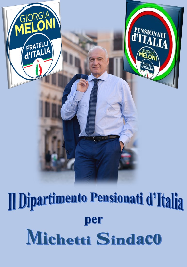 Pensionati d’Italia per Michetti Sindaco, 12 settembre 2021.