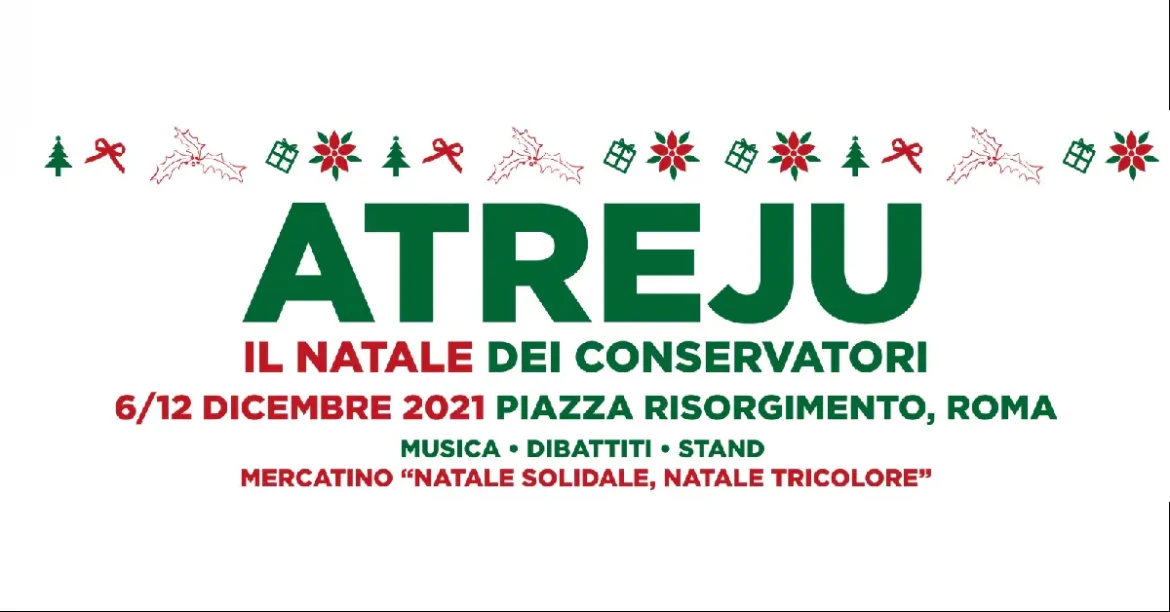 Roma, Atreju, il Natale dei Conservatori, 6-12 dicembre 2021.