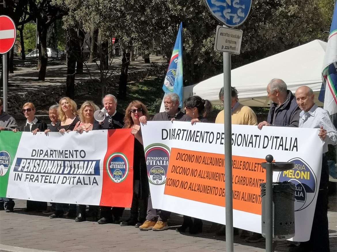 Monterotondo (Roma), Flash Mob, 16 aprile 2022.