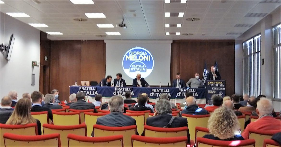 Modena, Assemblea Provinciale di Fratelli d’Italia, 9 aprile 2022.