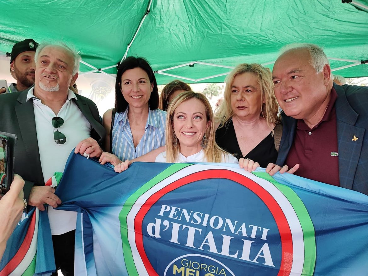 Ciampino (Roma), Il Presidente Giorgia Meloni per la Campagna Elettorale della Candidata Sindaco Daniela Ballico, 25 maggio 2022.